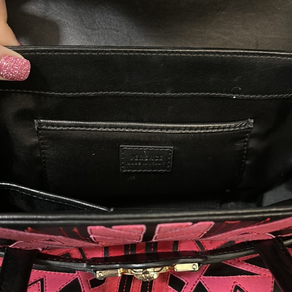 Versace Pink, Red and Black Handbag - Picture 7 of 8